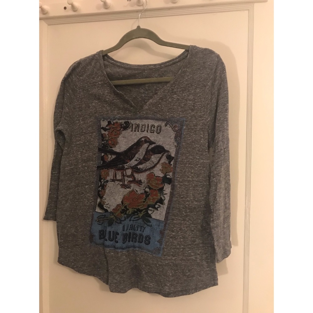 Lucky Brand 3/4 sleeve tee